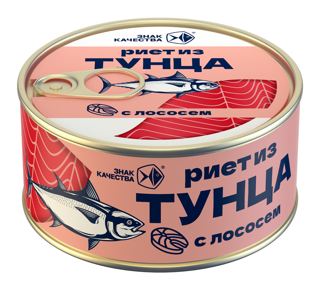 Нежный и мягкий риет с деликатным сливочным вкусом. Однородная текстура и гармоничный аромат тунца делают его идеальным дополнением к свежему хлебу, тостам и крекерам.